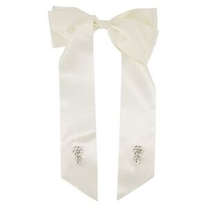 Flower Bow Hair Clip - Simone Rocha - Polyester - Ivory